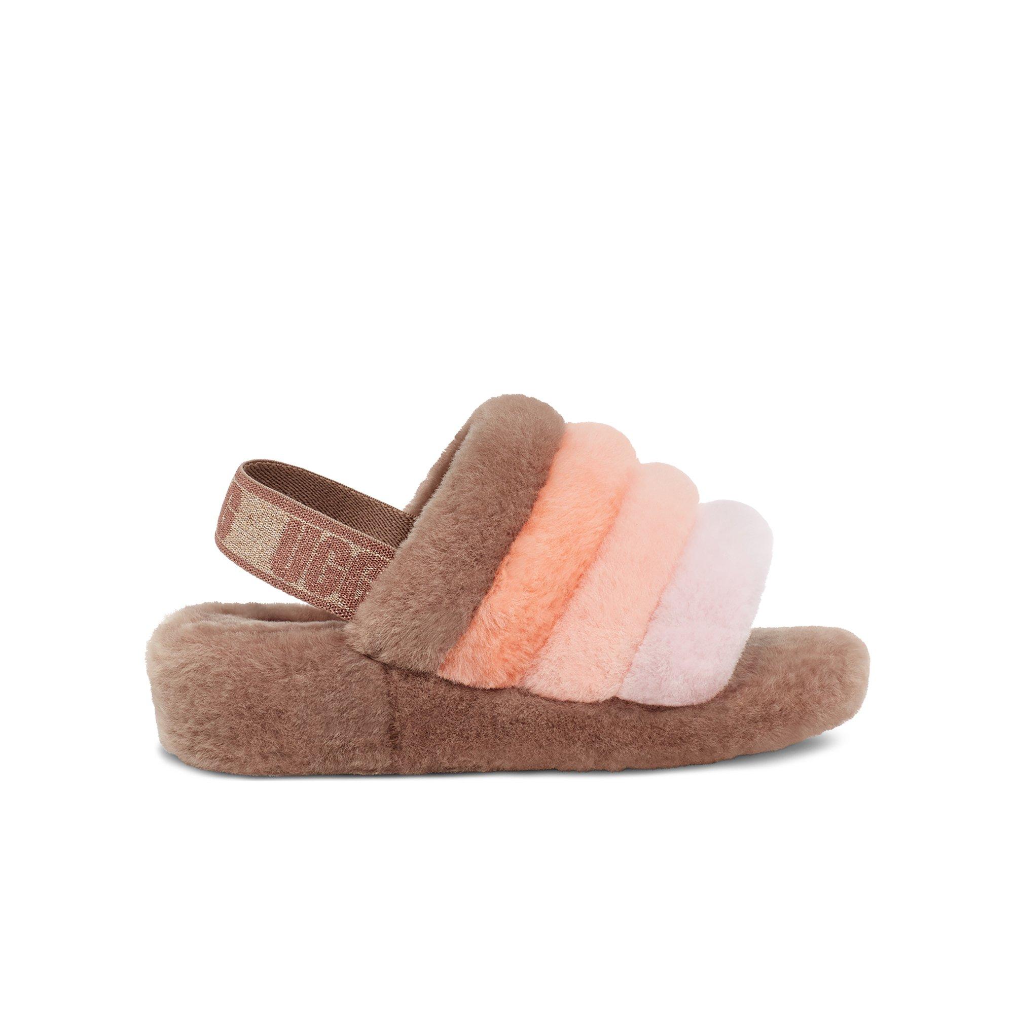 Multi colored ugg sales slides